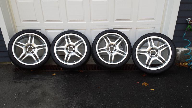 Mercedes clk55 clk63 clk550 clk amg 17" oem wheels rims & tires