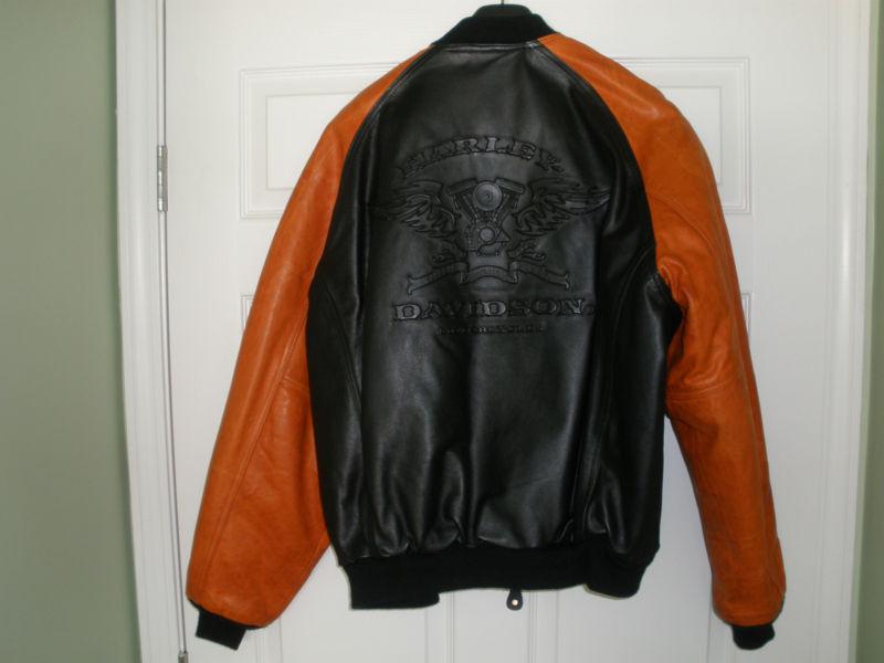 Genuine mens xl harley davidson leather jacket