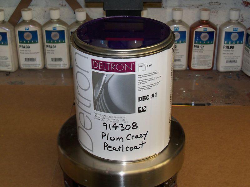 Ppg deltron 2000 dbc914308 plum crazy pearcoat chrysler code fhg,phg charger 