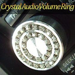 Crystal audio volume ring luxury car audio tuning