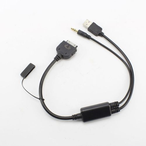 Bmw idrive ipad ipod iphone 4/4s usb aux cable adapter mp4 player mp3