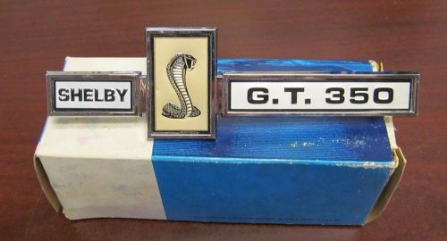 1967 nos shelby gt350 grille/interior/ &amp;/or trunk lid emblem