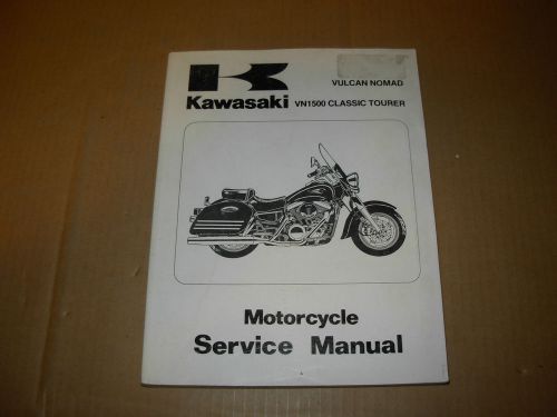1998 - 1999  kawasaki vn1500 tourer vulcan nomad motorcycle service manual