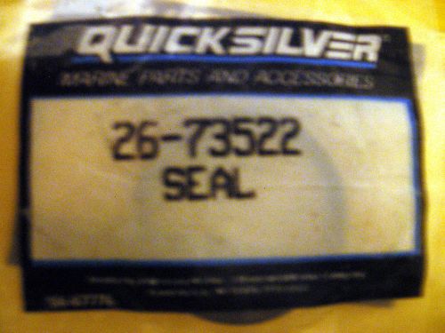 Quicksilver mercruiser 73522 sterndrive remote oil filter adapter seal new oem