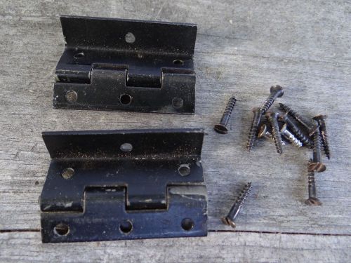 Triumph tr6 tr250 glove box hinges with screws oem good condition