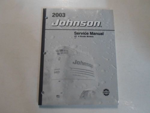 2003 johnson st 4 stroke models service repair manual boat minor water damage 03