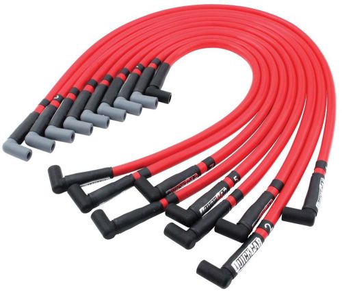 Quickcar racing products 11.5 mm red hei style spark plug wire set p/n 40-100