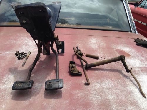 61 62 63 64 ford galaxie 500 xl mercury 4 speed manual clutch pedal assembly