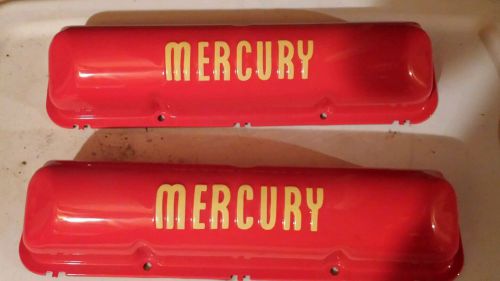 Early fe mercury lettered script valve covers