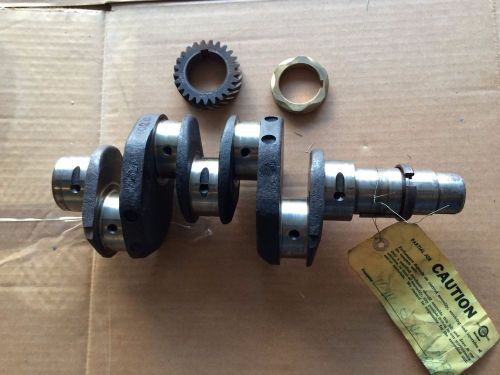 Vw aircooled 1600cc crankshaft, connecting rods and bearing set, used, rebuilt