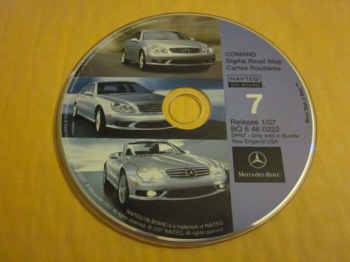 Mercedes benz navigation cd # 7 oem new england me vt nh ri ma ct 2007