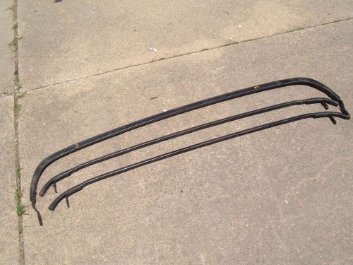 1966 1967 1968 mustang convertible top bow set of 3 front mid rear 65 66 67 68