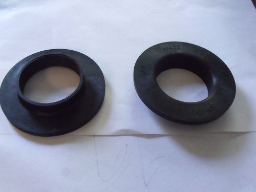 1976 - 1996 genuine gm rear coil spring insulators (pair),  chevy a and g body