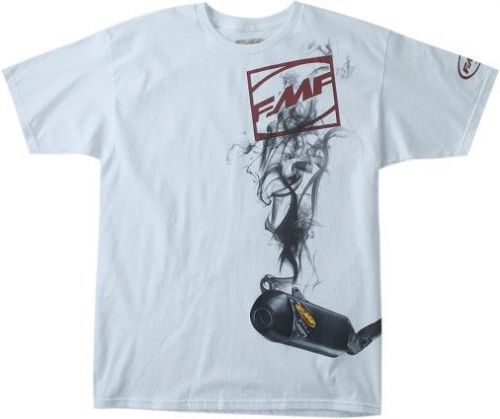 Fmf racing boxcage mens short sleeve t-shirt white/black