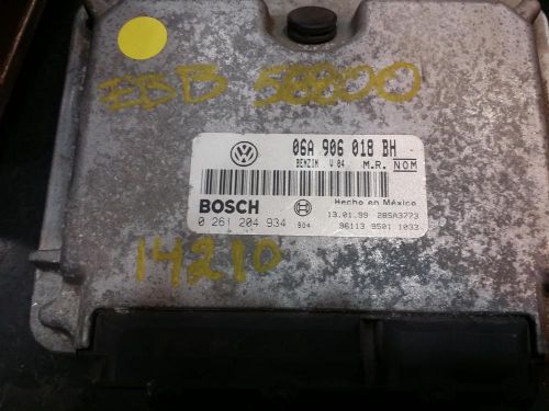 Volkswagen jetta engine brain box electronic control module; vin m (8th digit)