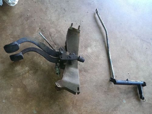 1959 chevy brake and clutch pedal assembly