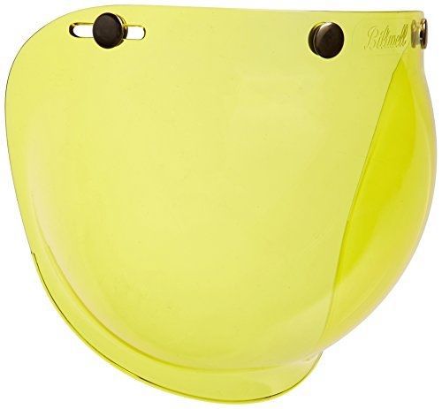 Biltwell solid bubble shield (yellow, one size)