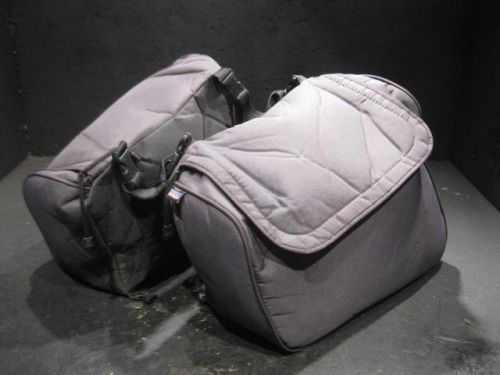 Used parts unlimited saddle bags pair set side bag saddlebag luggage snowmobile