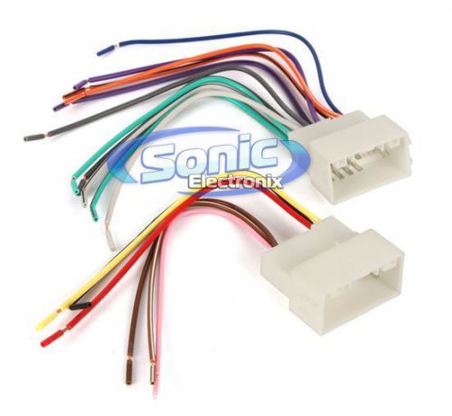 Scosche hy12b wire harness to connect aftermarket receiver for 2010 hyundai