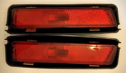 Pair of porsche 944 rear side marker lights &amp; housings, ulo 345 91 l &amp; r