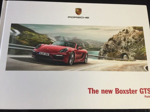 2015 porsche boxster gts hardcover prestige sales brochure