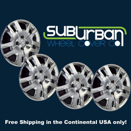 Fits &#039;07-12 nissan sentra 16&#034; 4 lug rims chrome hubcaps wheel covers 470-16c set