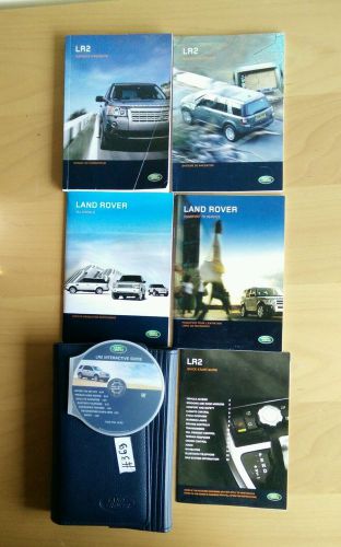 2008 land rover lr2 suv owners manual books nav guide dvd case all models #369