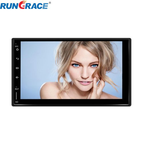 Rungrace 7&#034; wince 6.0 double din in dash car player touch screen gps navigation