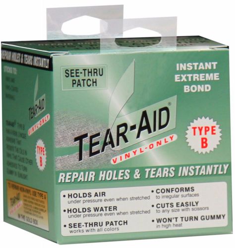 Tear-aid repair roll type b  vinyl pvc free shipping