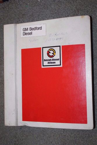 Original gm bedford diesel dealer  shop parts catalog manual 220 ci 330 ci