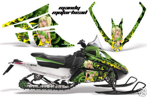 Amr sled sticker kit arctic cat f series graphics mdy m