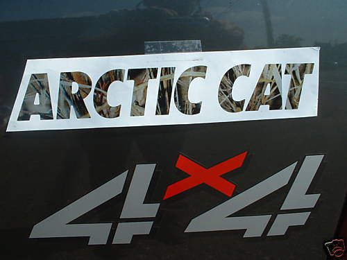 New arctic cat camo 24&#034; decals