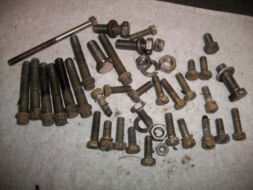 1974 chrysler 35hp 2 cylinder outboard motor screws, nuts and bolts