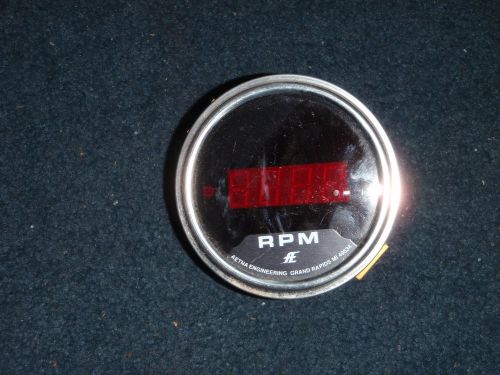 Aetna engineering digital tachometer model 8402r-g ignition protected