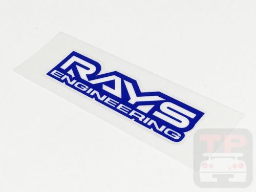 Rs07 rays volk racing re30 repair rim sticker blue jdm 2.17&#034;×0.59&#034;