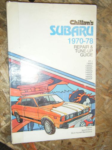 1970-1978 subaru all models chilton repair manual service 72 74 77 76 71 73 75