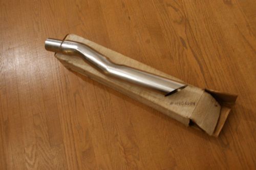 Nos 1973 hurst olds chrome exhaust tip 490634 lh driver oldsmobile cutlass