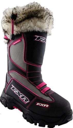 Fxr racing excursion womens snowboard skiing sled snowmobile boots