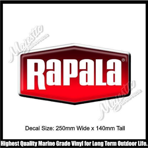 Rapala - decals - 250mm x 140mm - decals