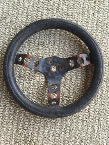 Vintage rat rod go kart steering wheel 11.5 12 inch
