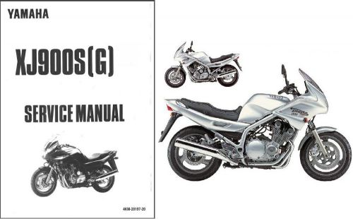 94-04 yamaha xj900s diversion service repair manual cd   .   xj 900 s xj900 900s