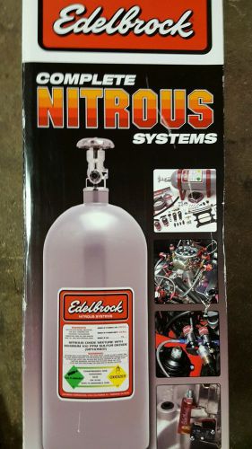 Edelbrock 70050 performer rpm nitrous kit standard flange; 100 to 250 hp