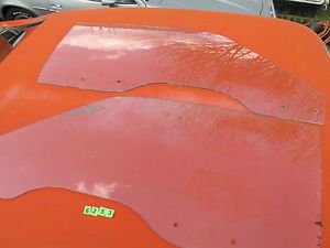70 71 ford torino cobra gt fastback door glass clear matched nice pair!