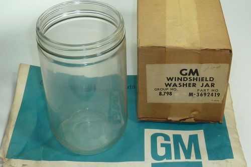 Nos corvette windshield wiper original glass jar 1953 1954 1955 gm rare
