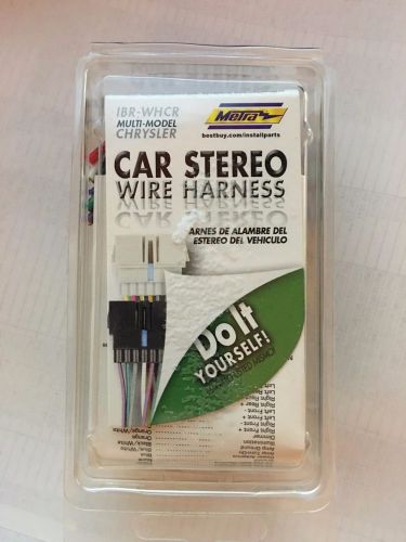 Metra ibr-whcr install wire harness fits multi-model chrysler apps.