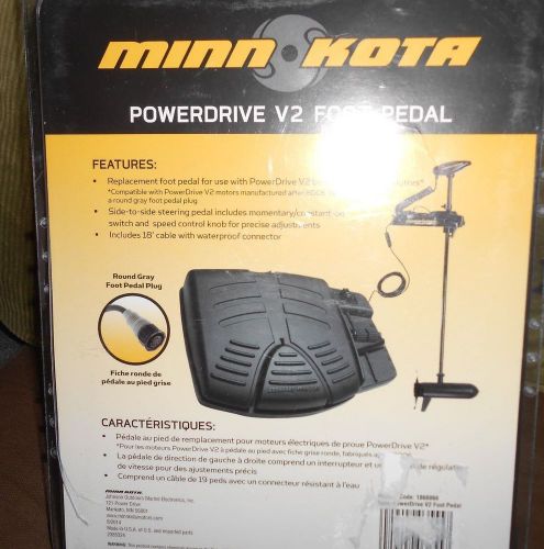 Minn kota foot pedal corded f/powerdrive v2