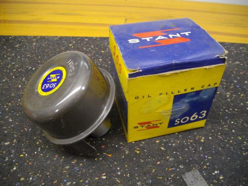 Nos stant so-63 oil filler cap / breather ford mercury chevy gmc truck 41-63