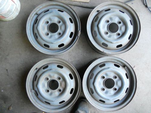 Wheel rims the 4 bolt pattern late 60s to mid 70s volkswagen beetle