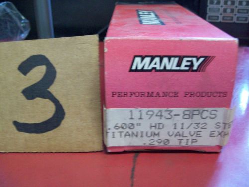 Manley titanium valve/1.600 x 5.225/11/32 stem/nos