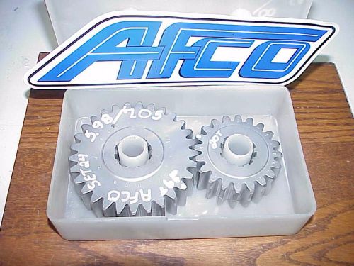 Afco set #24 quick change 5.98-7.05 rear end gears &amp; plastic case r3 winters
